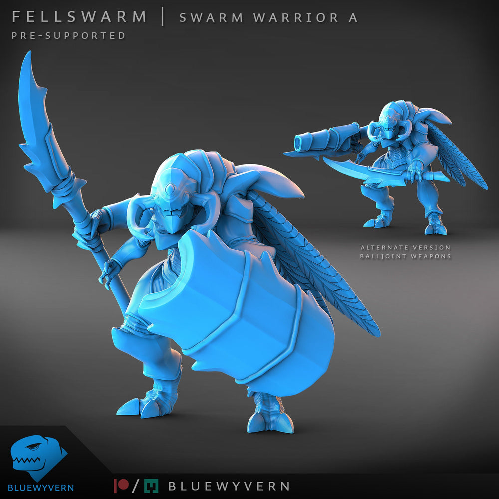 Swarm Warrior A - Fellswarm miniature
