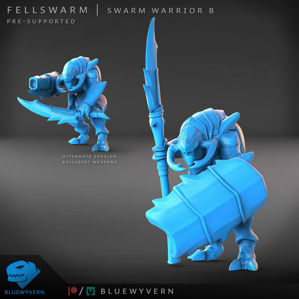 Swarm Warrior B - Fellswarm miniature