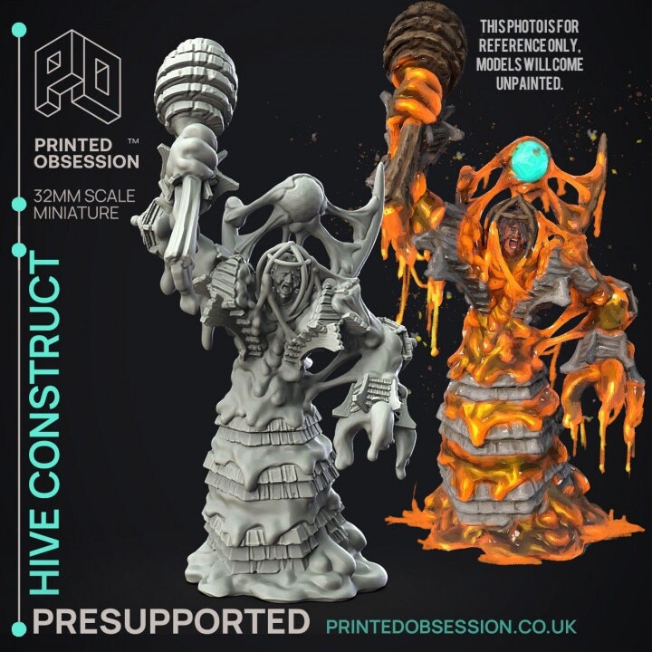Hive Construct-Printed Obsession Games- tabletop wargame miniature