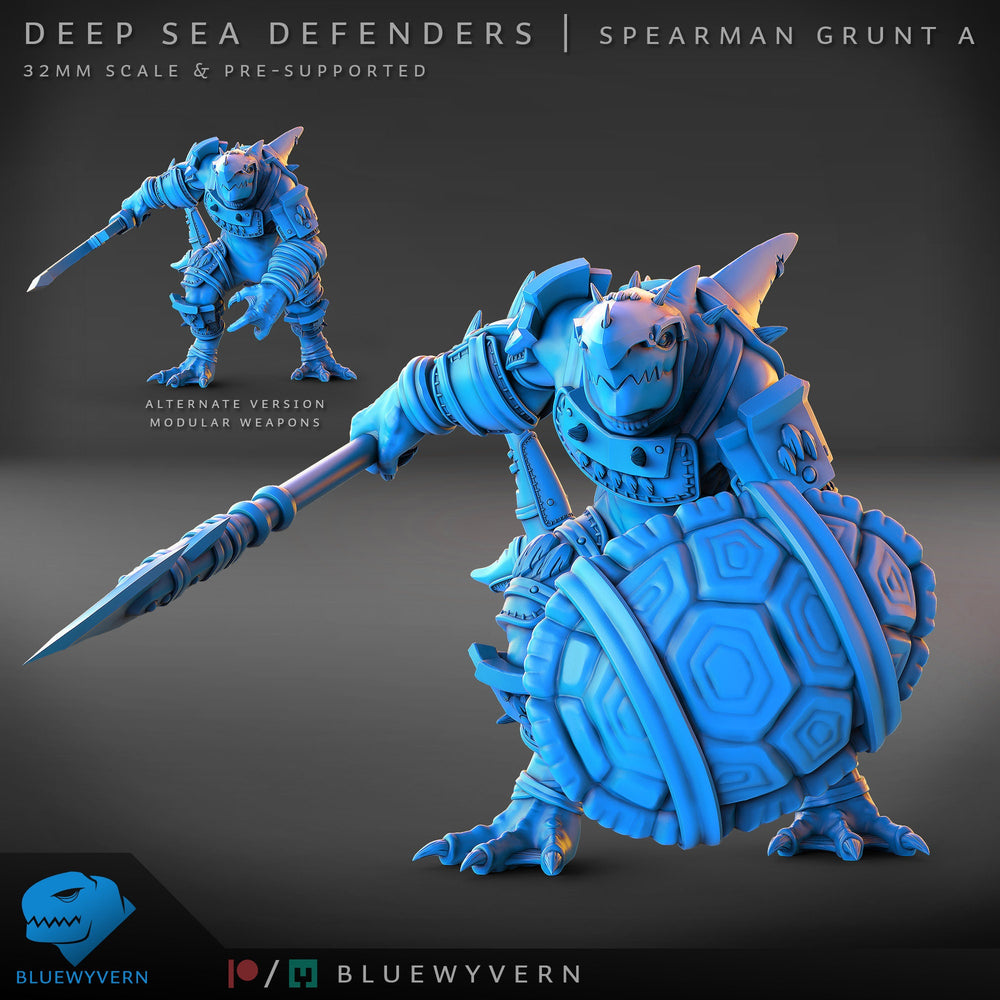 Spearman Grunt A - Deep Sea Defenders miniature