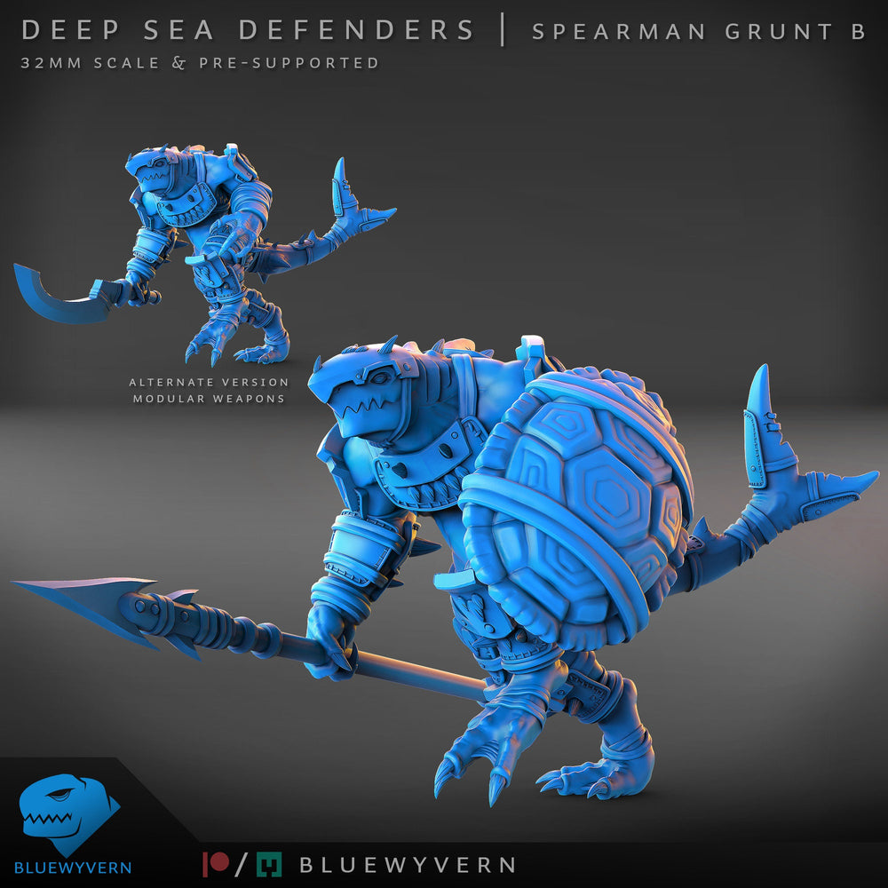 Spearman Grunt B - Deep Sea Defenders miniature