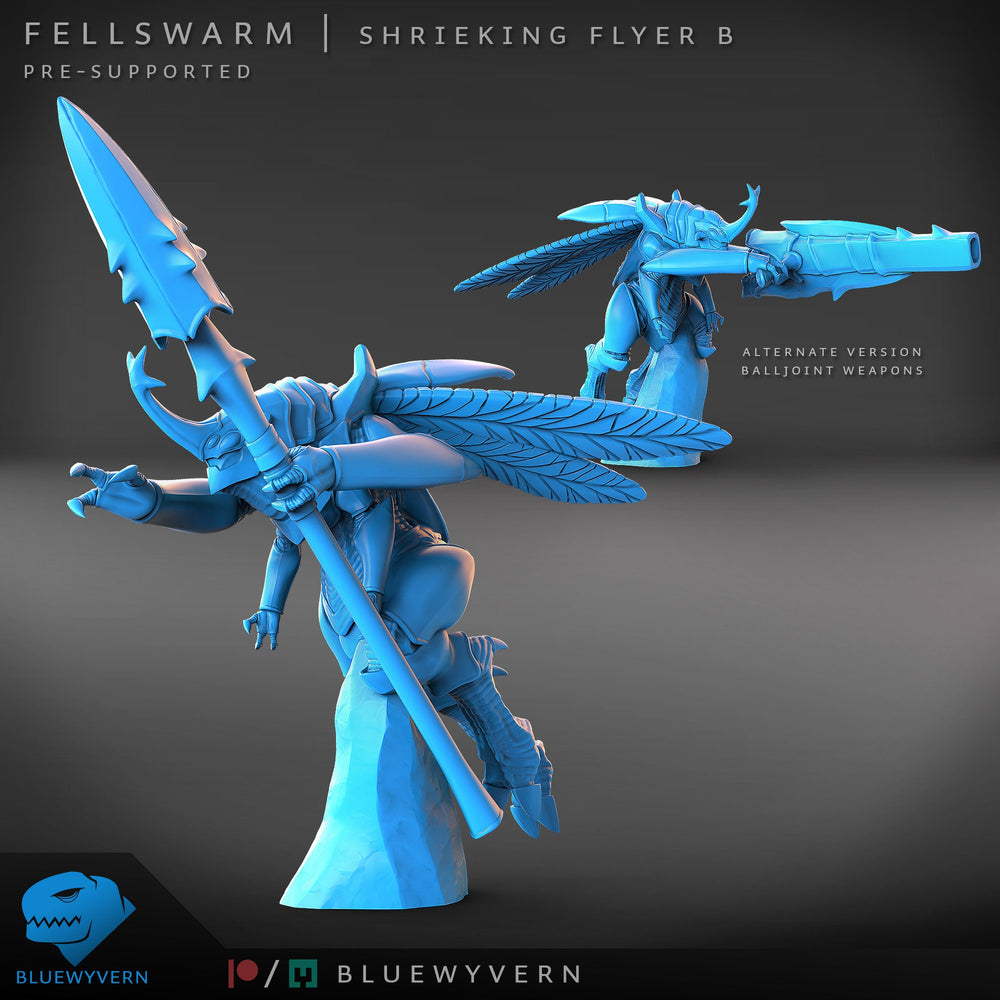 Shrieking Flyer B - Fellswarm miniature