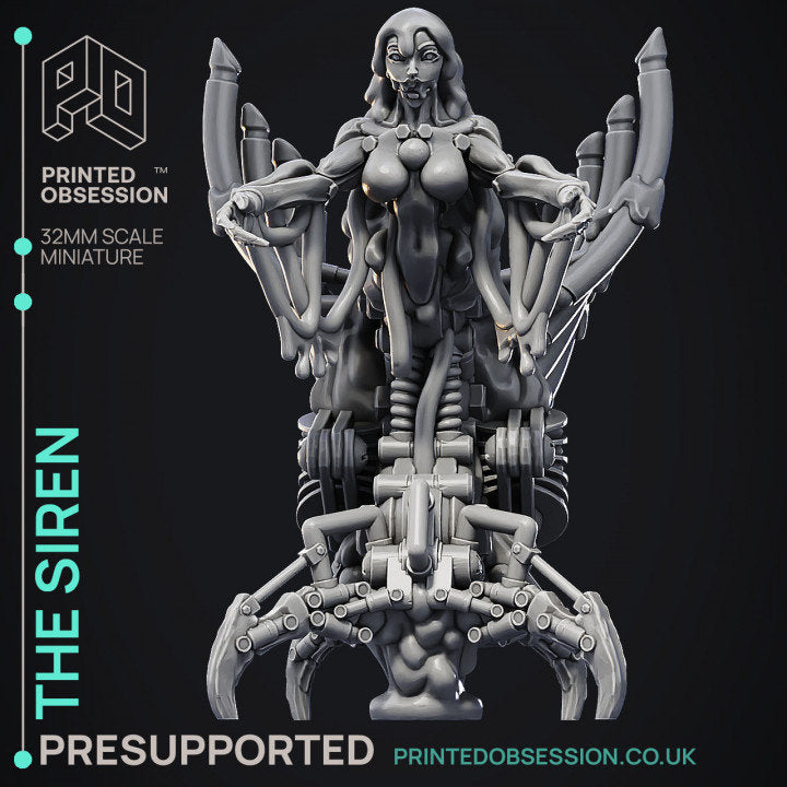 The Siren-Printed Obsession Games- tabletop wargame miniature