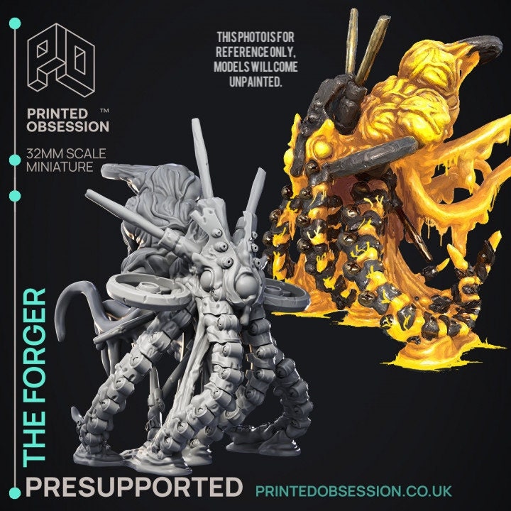 The Forger-Printed Obsession Games- tabletop wargame miniature